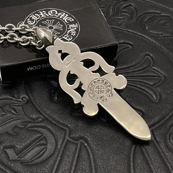 Chrome Heart Great Sword Thick Necklace - Picture 14 of 14
